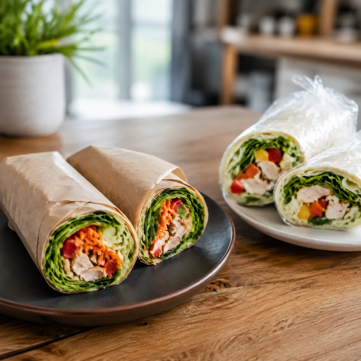 Branded food wraps: paper vs plastic film