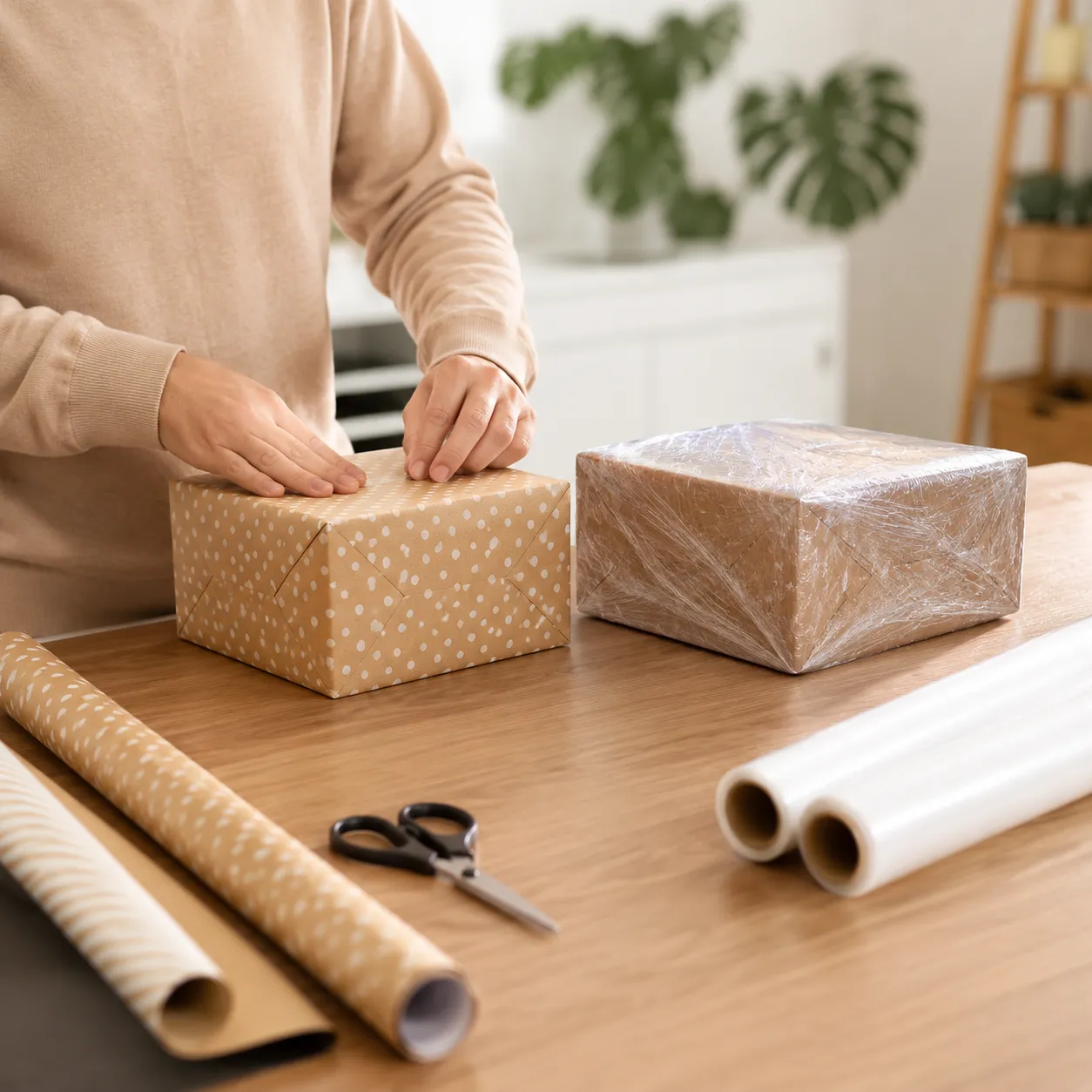 Cost Efficiency in Wrapping Paper vs Plastic Film