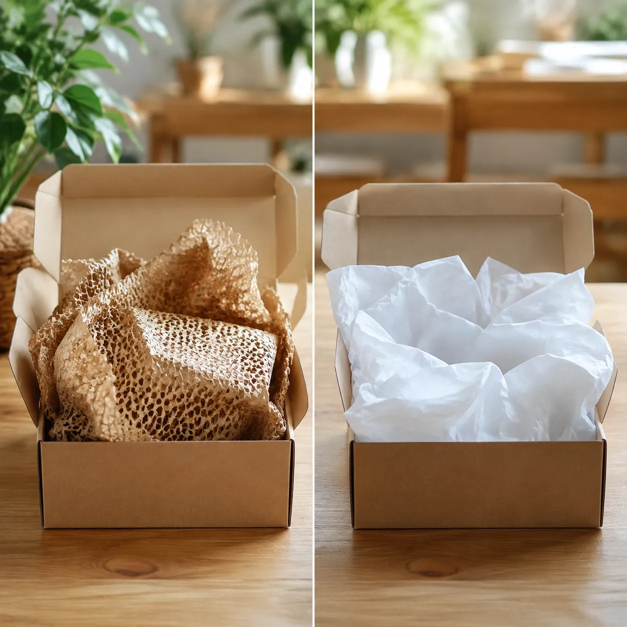 Eco-Friendly Wrapping vs Tissue Paper