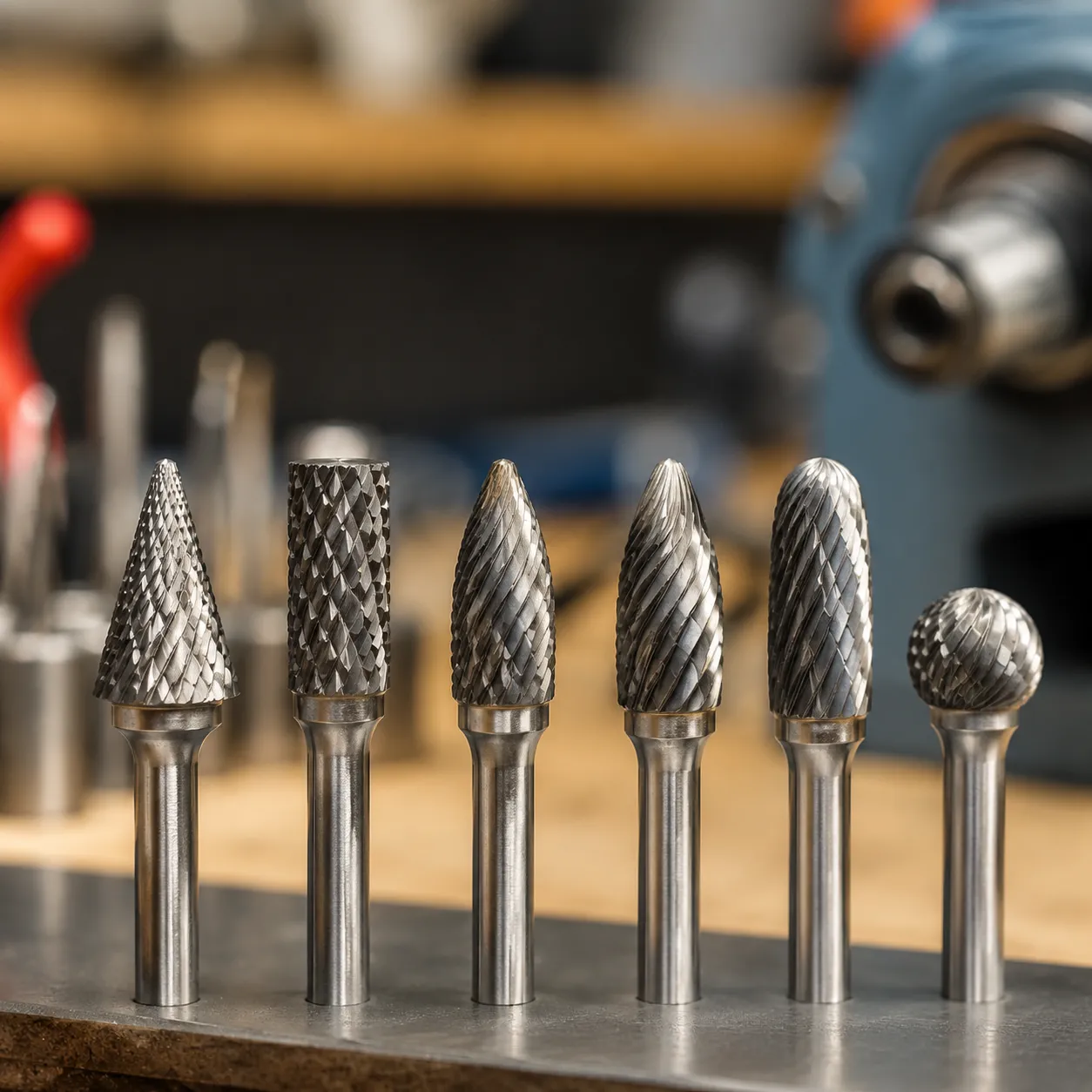 carbide burr flute geometries