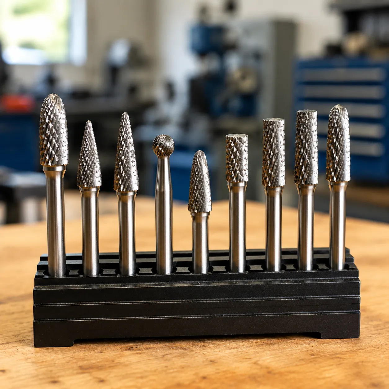 carbide burr shapes industrial nomenclature guide