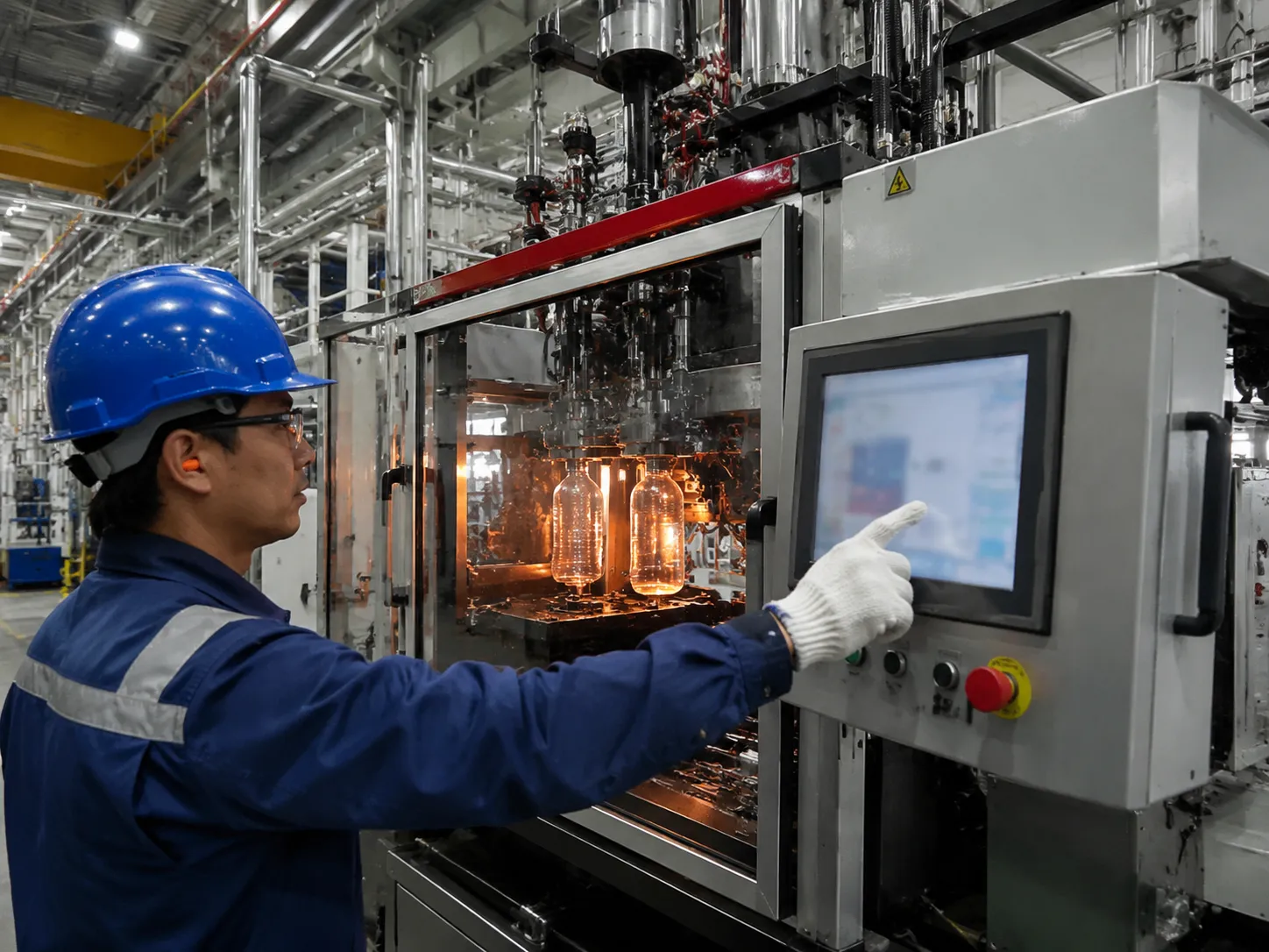 Automatic Blow Molding Machine Control Parameters