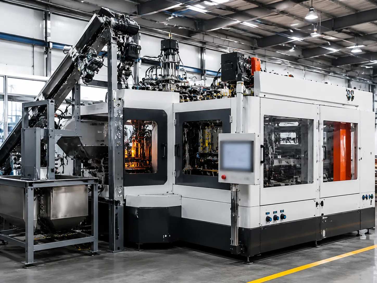CE certified cheap semi automatic blow molding machine
