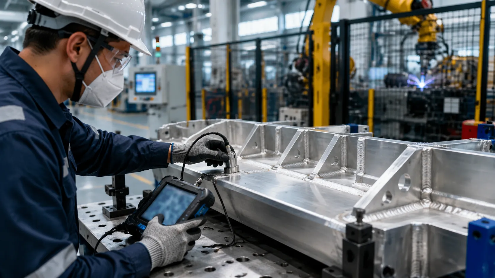 aluminum welding NDT compliance
