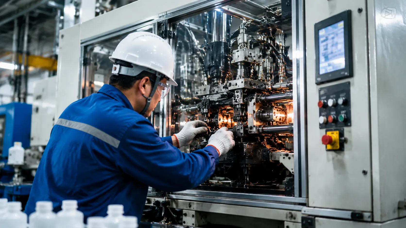 automatic blow molding machine troubleshooting