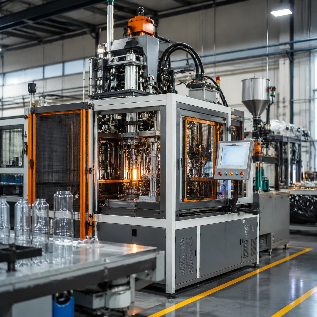 Automatic Extrbg Blow Molding Machine Support & Design