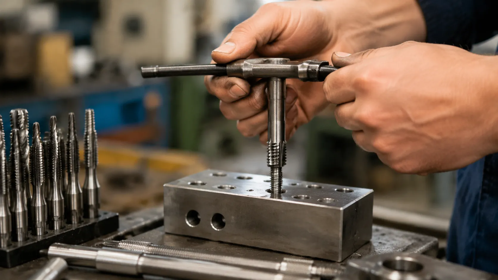 Best practices for using cut thread taps