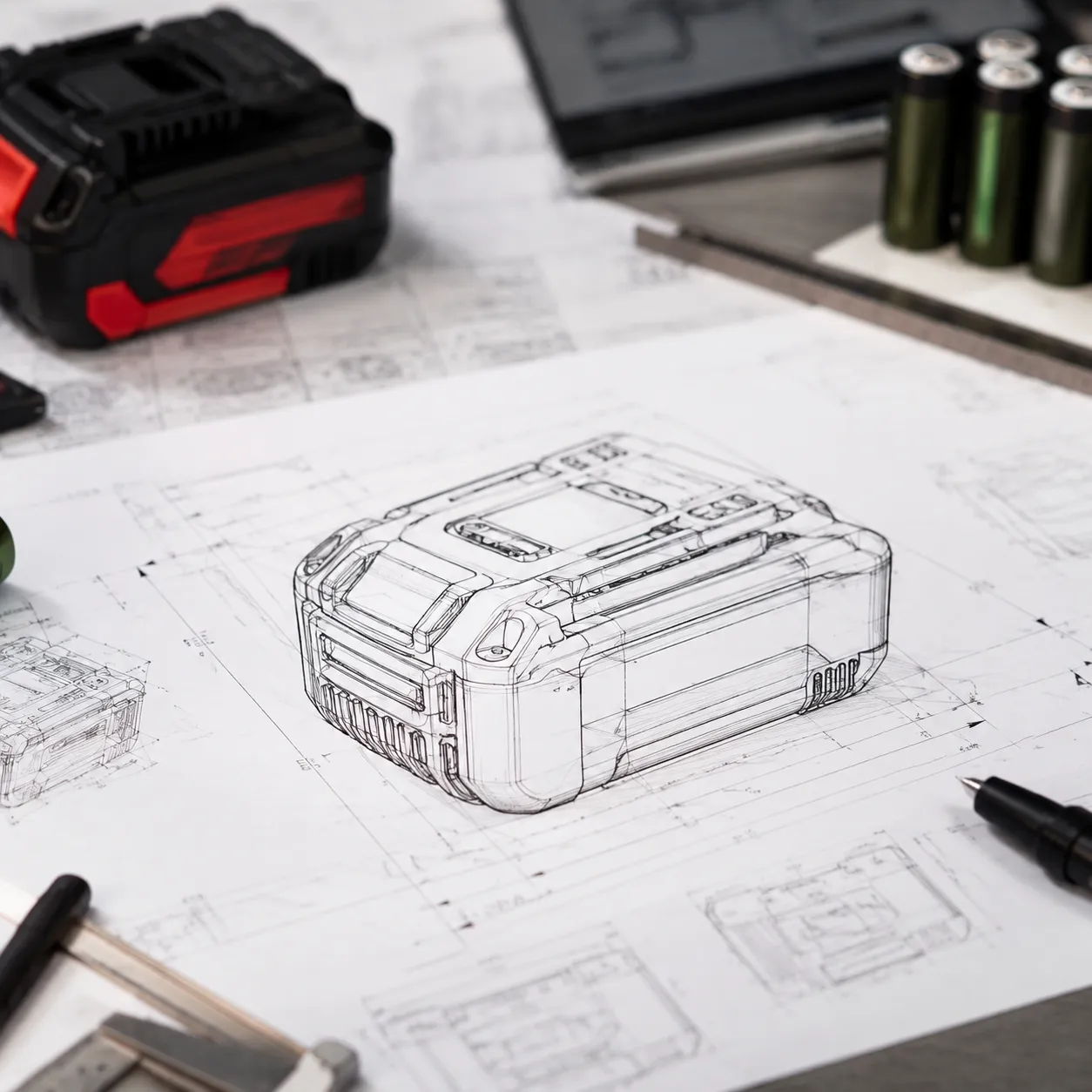 Bosch BAT609 18V 3.0Ah battery manufacturer blueprint