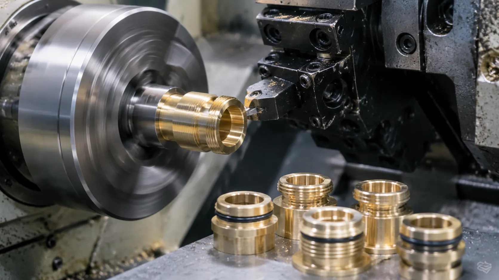 CNC machining brass fittings: threads and seals
