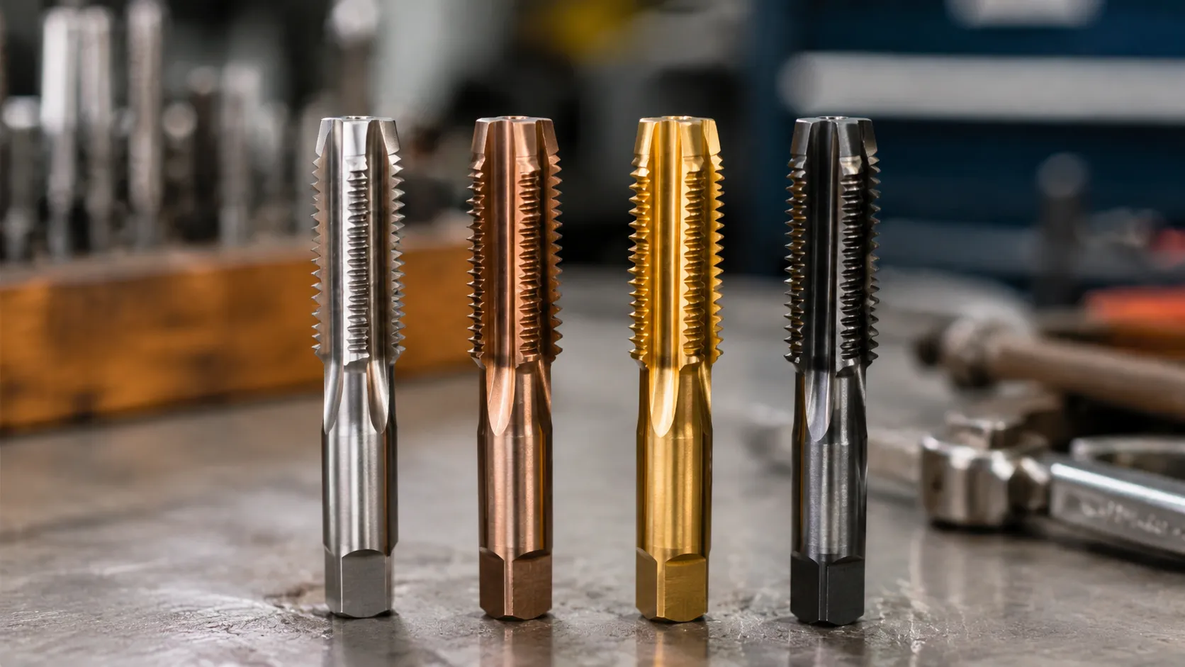 HSS vs Cobalt TiN TiAlN Cut Thread Taps