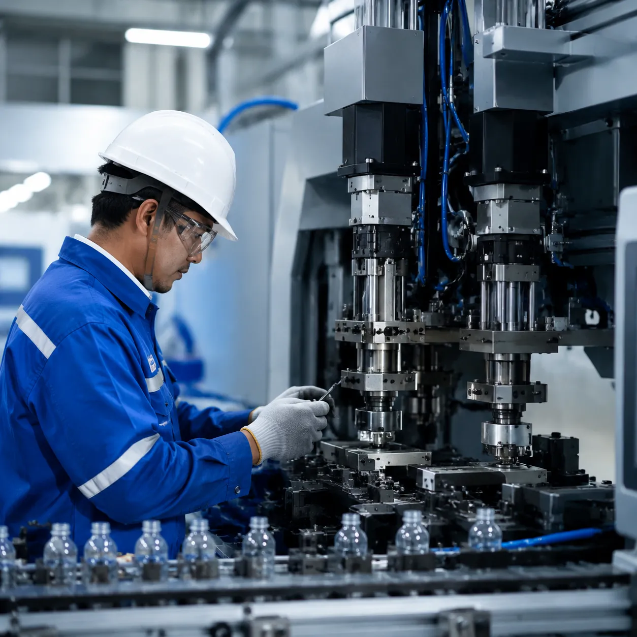 PET blow molding machine custom tool engineering