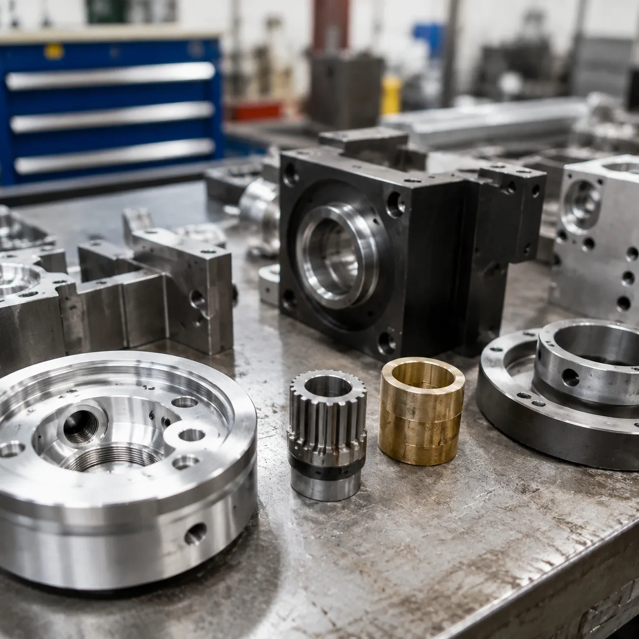 custom machined parts materials