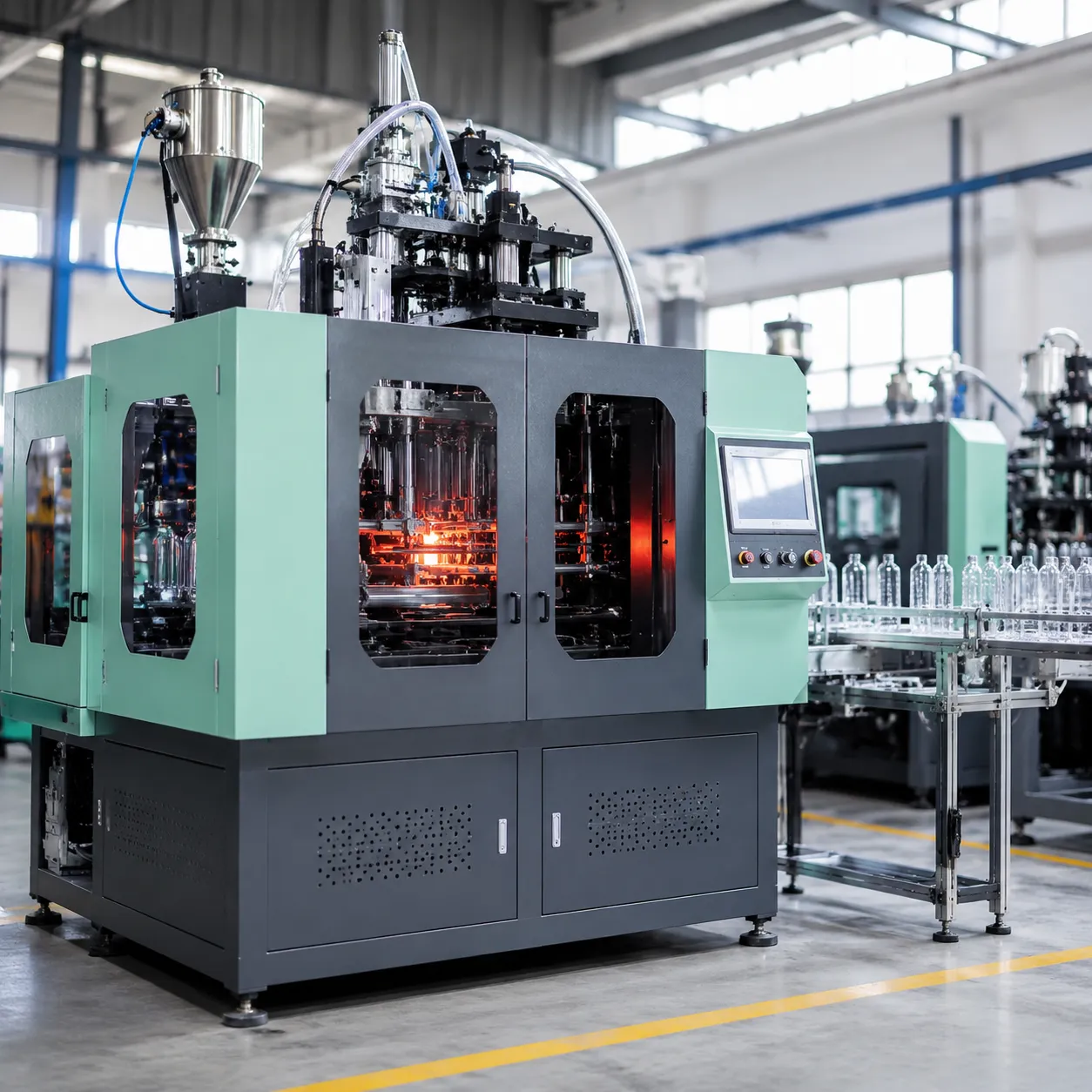 cheap price semi automatic pet blow molding machine