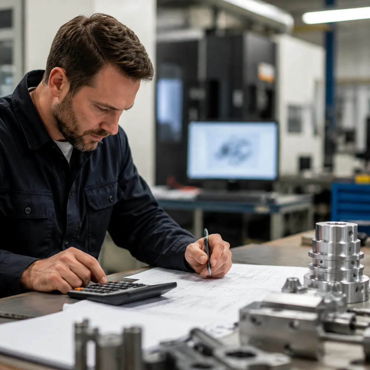 CNC small-batch machining cost calculation