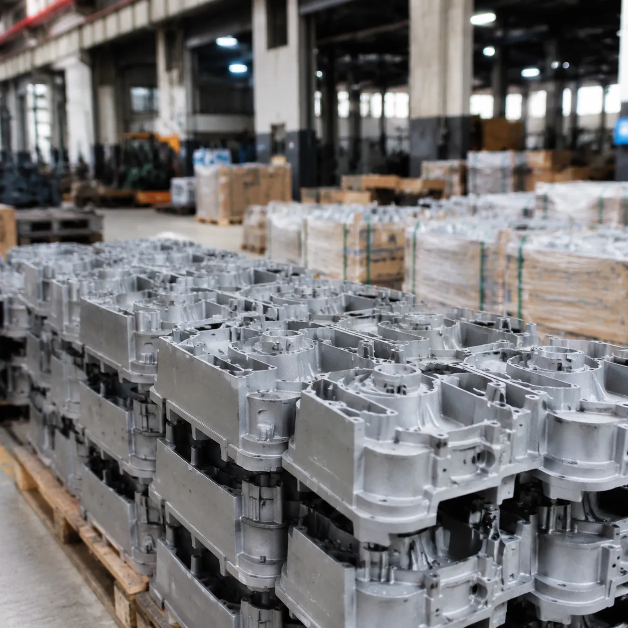 Casting parts production and logistics