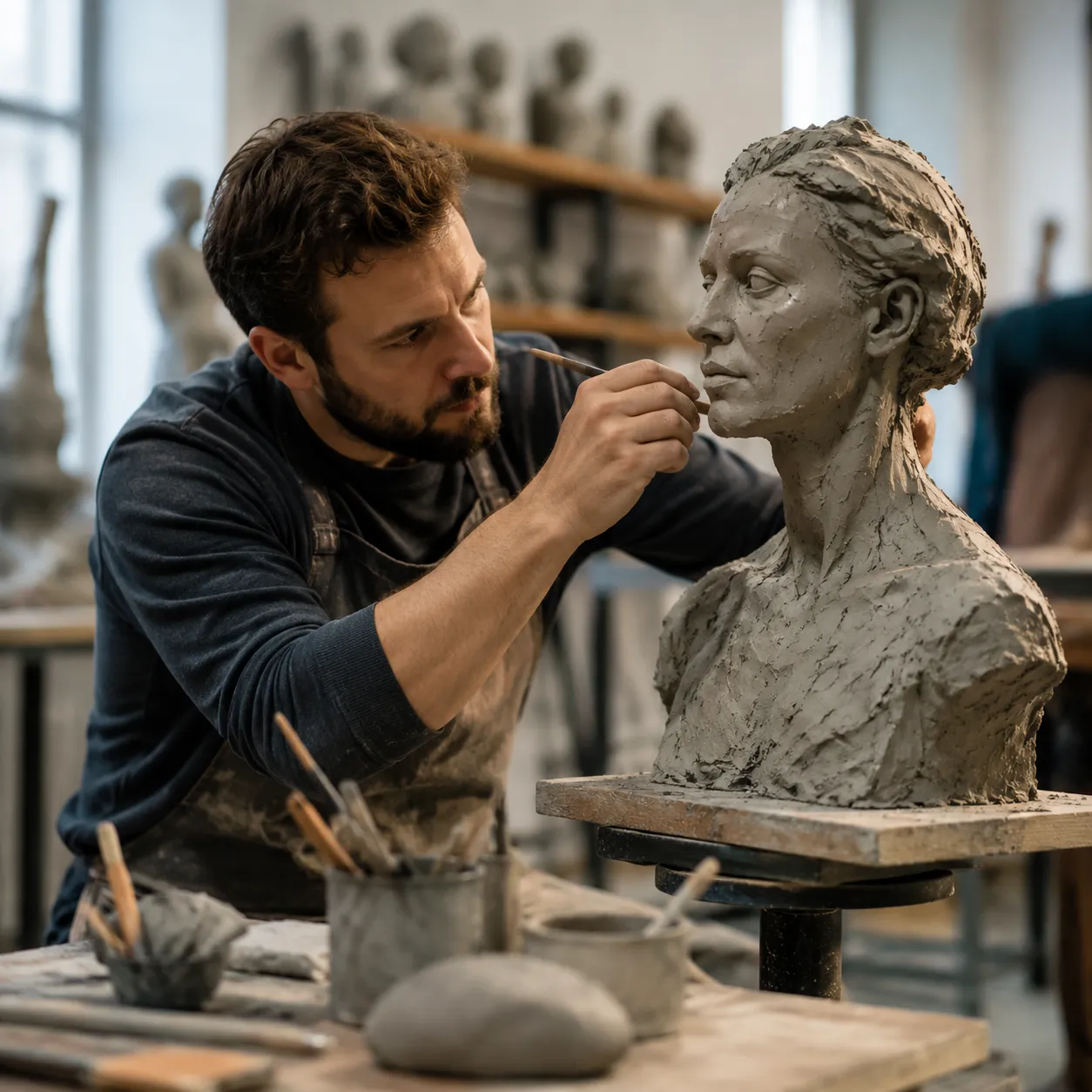 Custom Sculptures Made to Order Personalized Statues and Art 2 Creating custom sculptures process