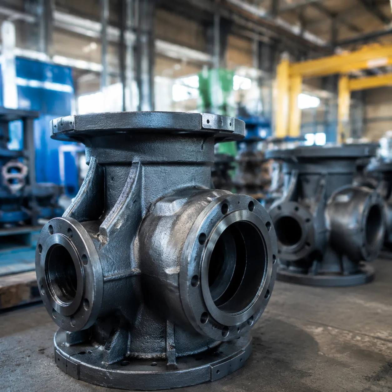 Industrial casting parts applications