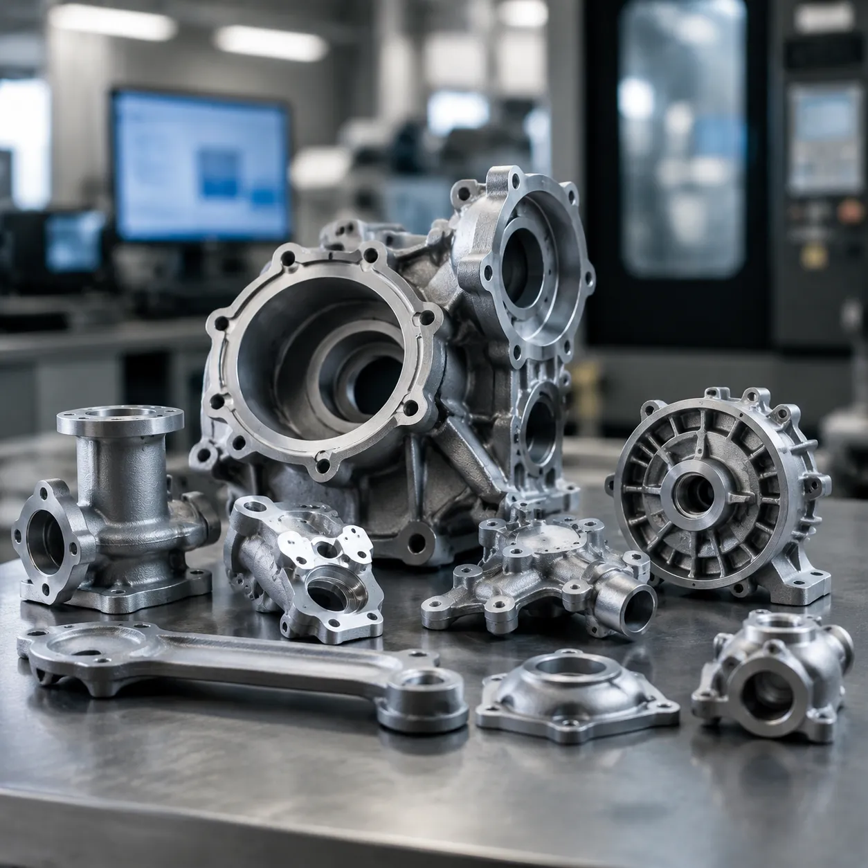 Industrial casting parts applications