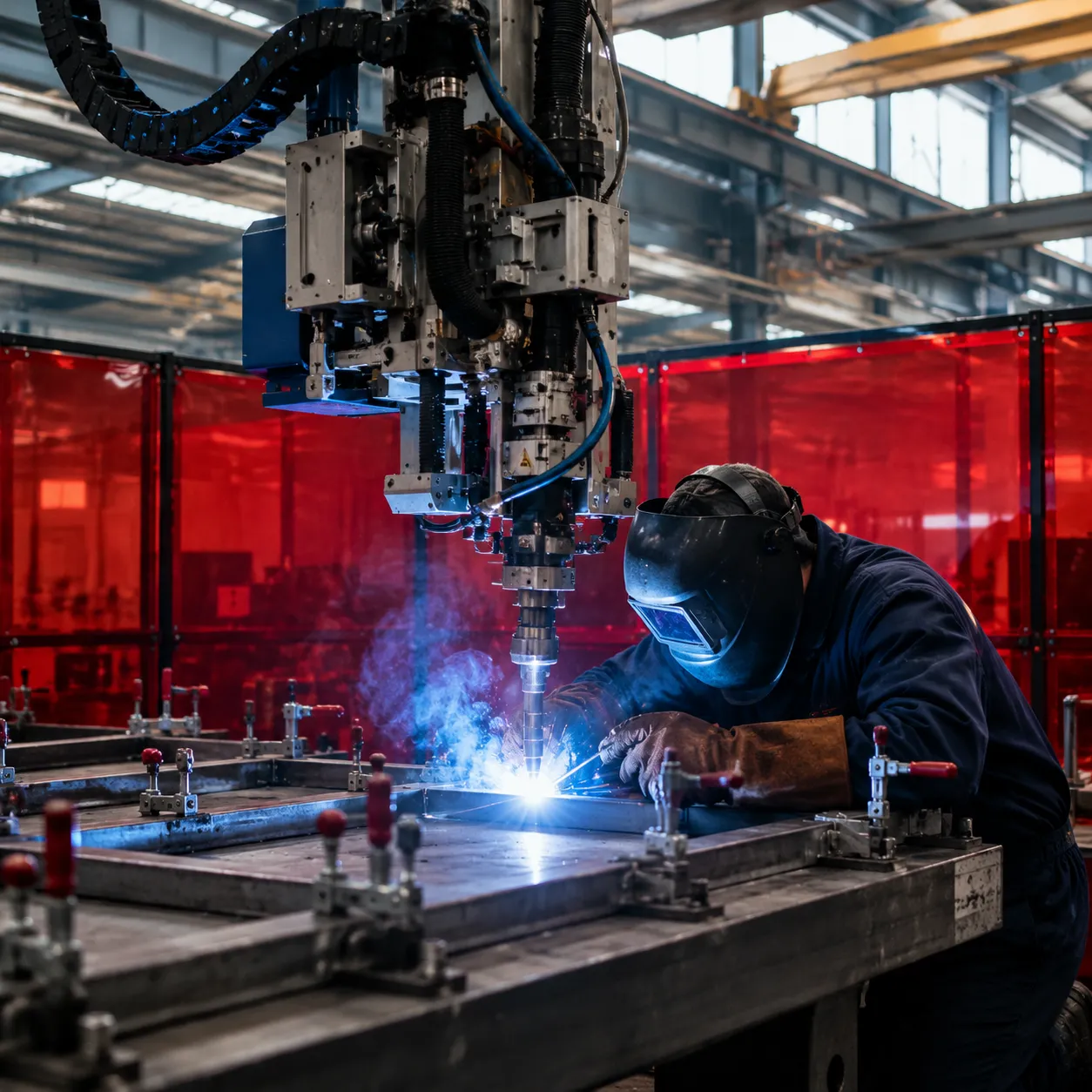 Industrial metal processing joining welding techniques
