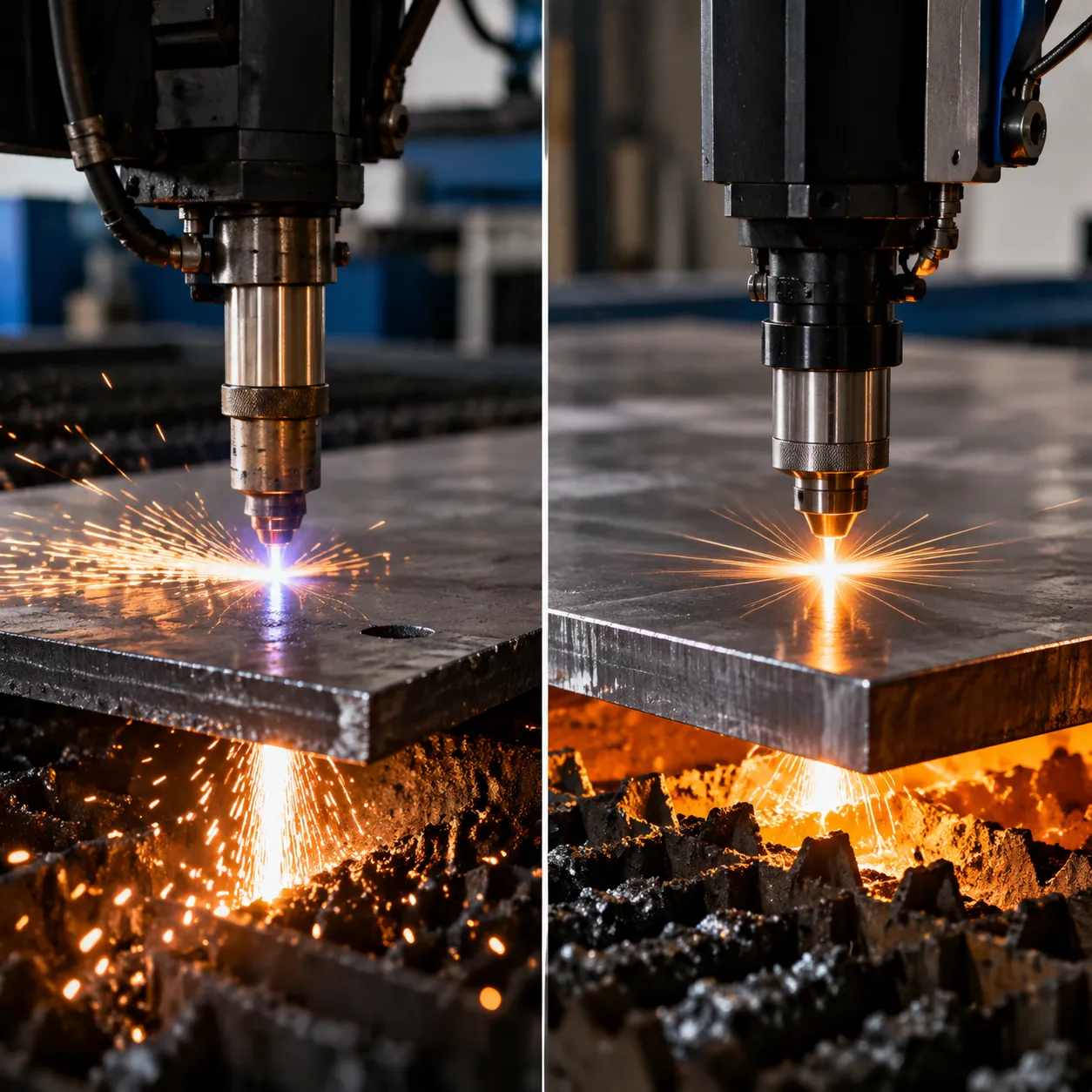 plasma vs laser cutting performance comparison