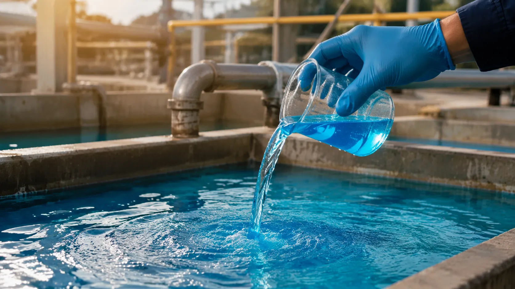 Industrial applications of copper sulfate solution