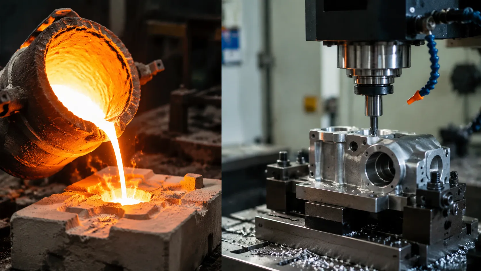 one-stop precision casting and milling machining