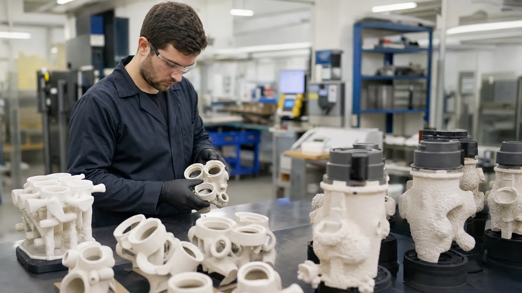Precision investment casting workflow