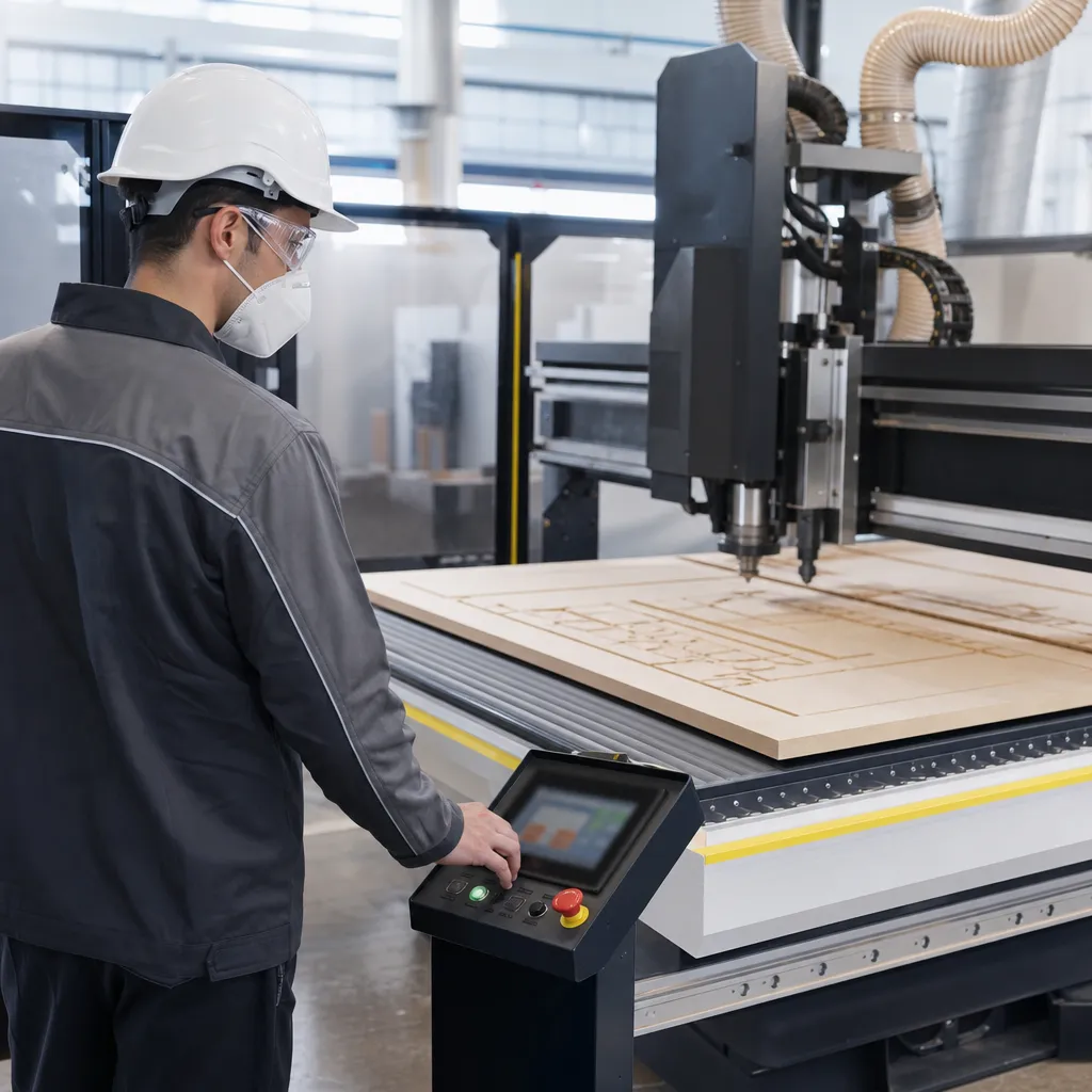 CNC router manufacturing workflow