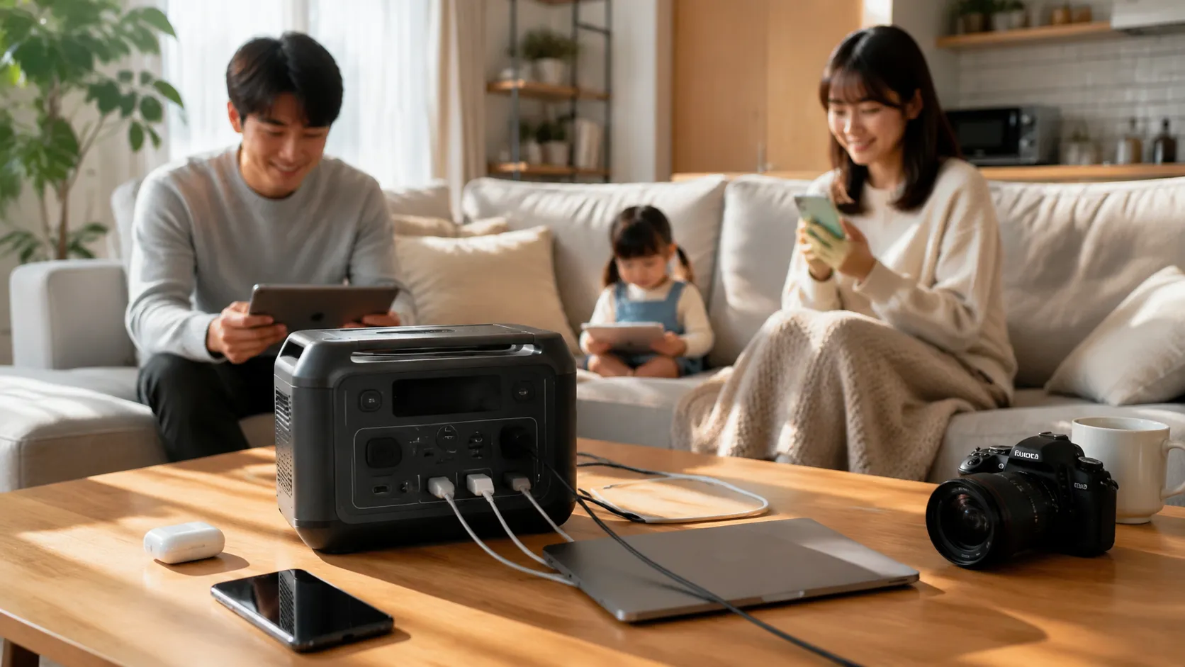 Portable solar generator daily runtime