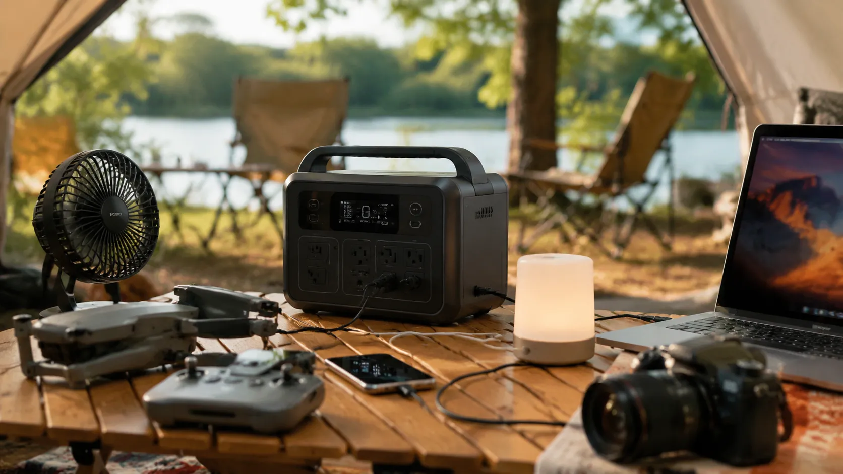 portable solar generator runtime by appliance wattage