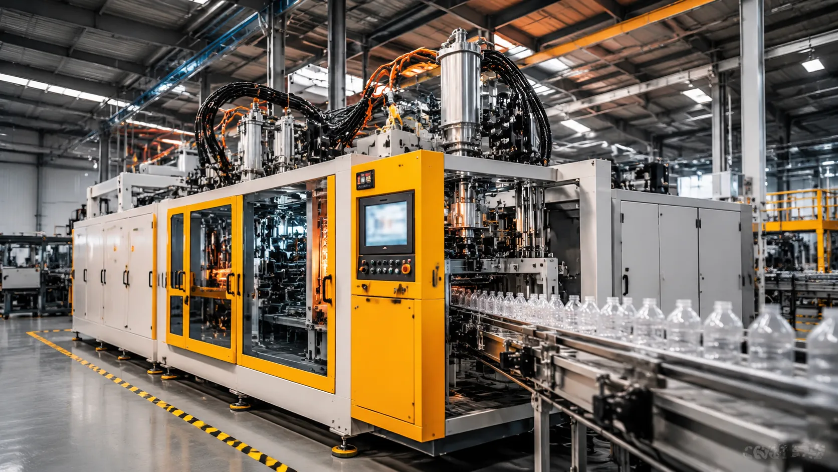 Precision automatic plastic blow molding machine