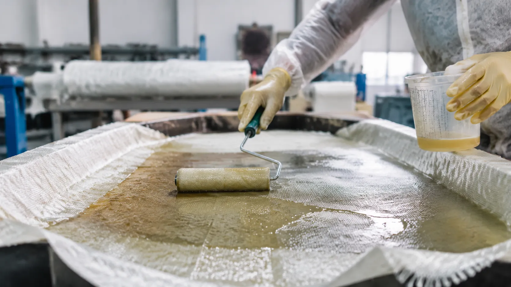Wet Layup Epoxy Resin for Fiberglass Composite Lamination