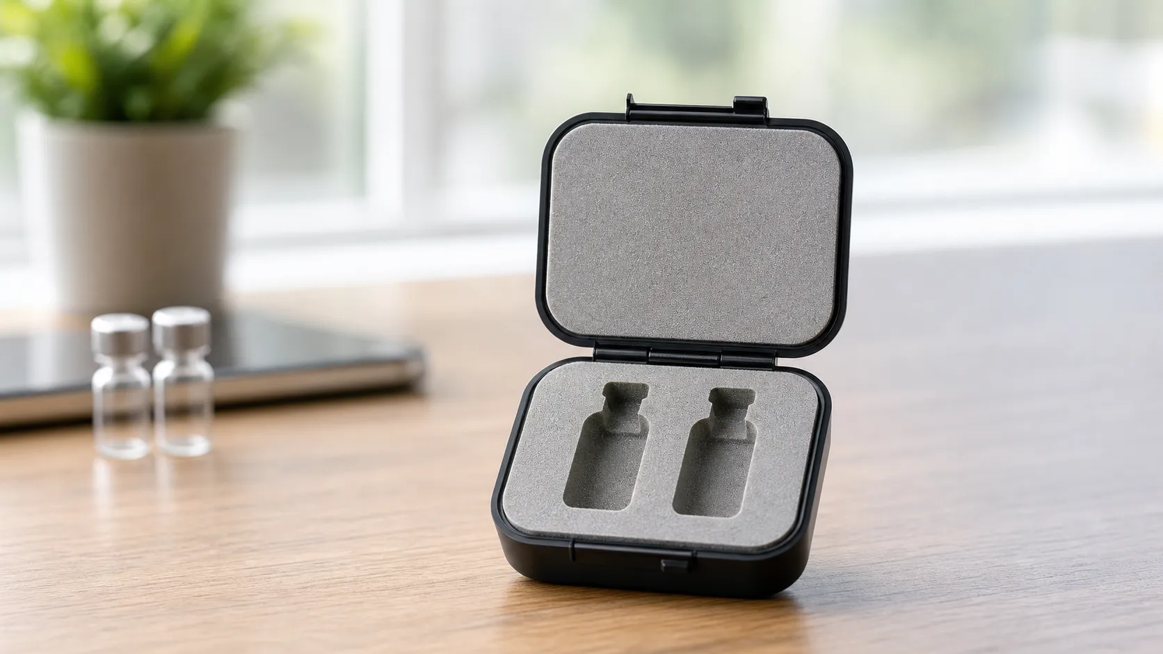 2-slot 3ml vial case technical specifications