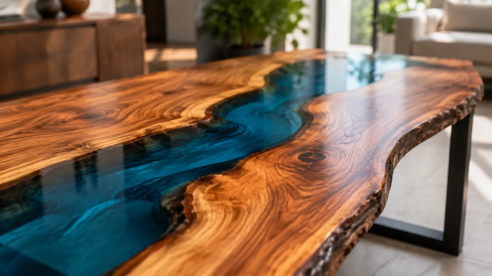 Epoxy Resin for Wood Table Top High Gloss Custom Formula