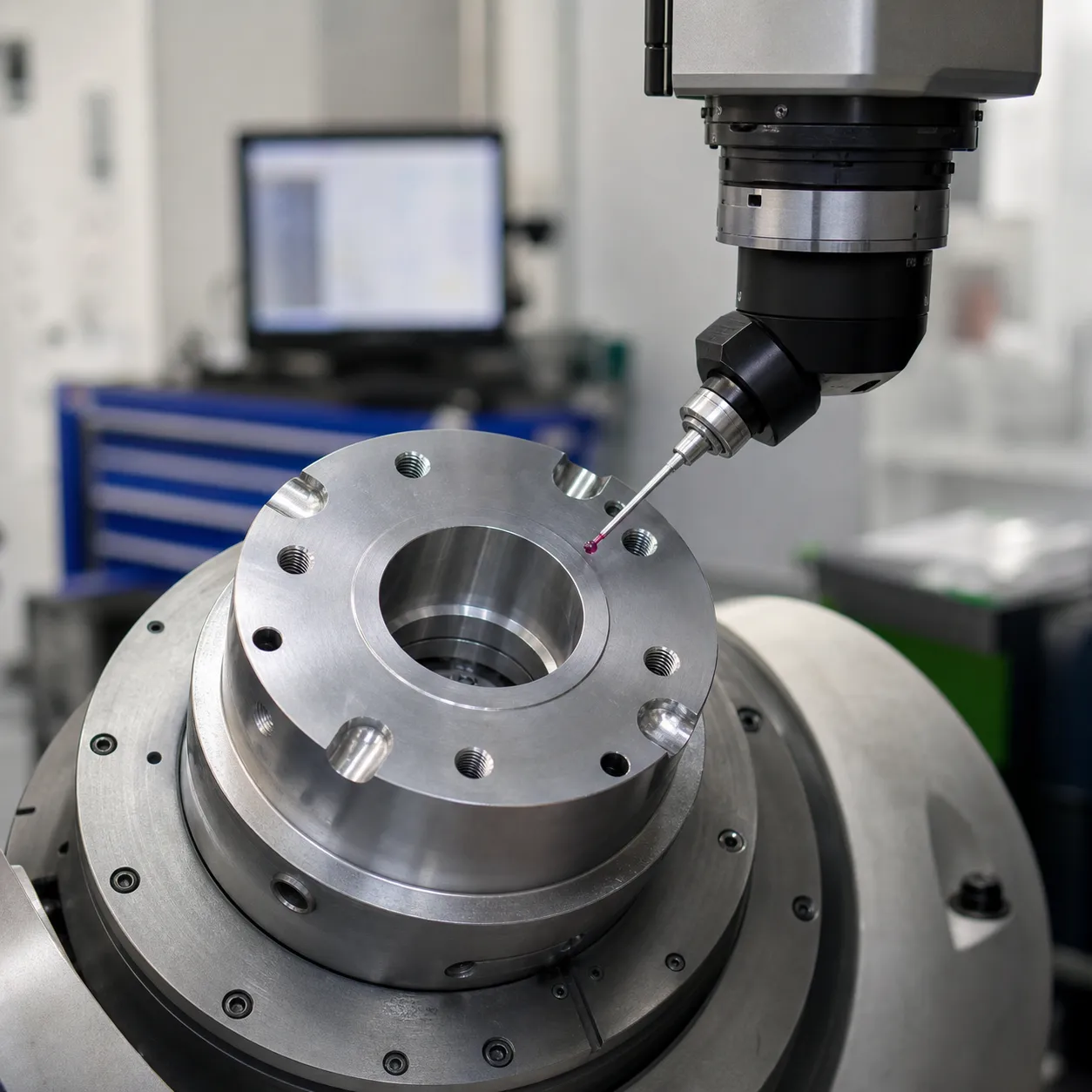 5-Axis Flange Setup & Inspection