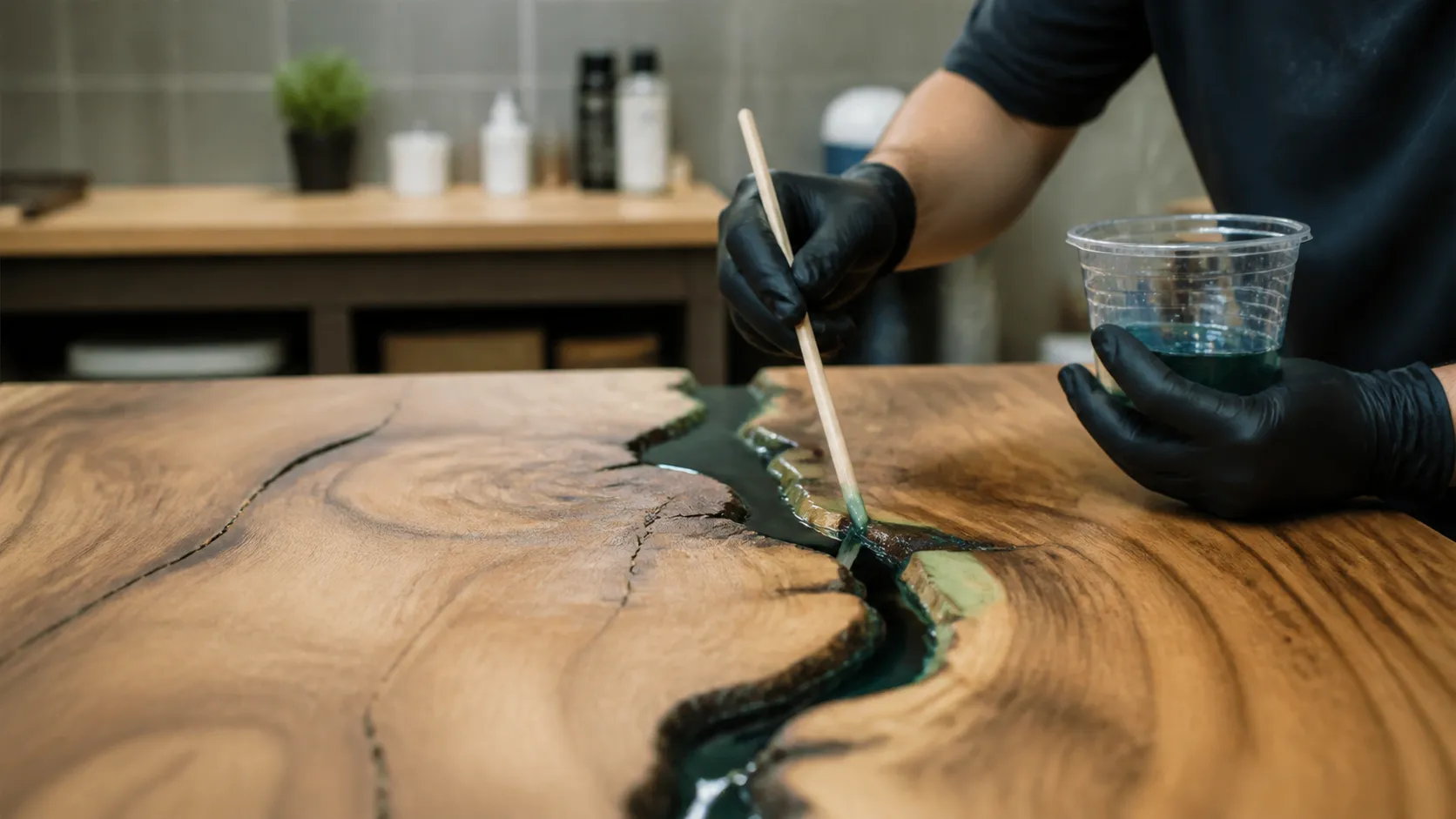 Epoxy Resin for Wood Crack Repair Custom Formula Supply