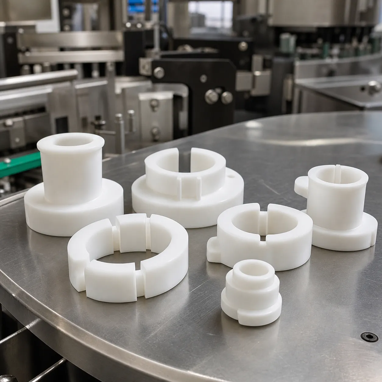 POM Bottle Neck Guides for Filling Lines