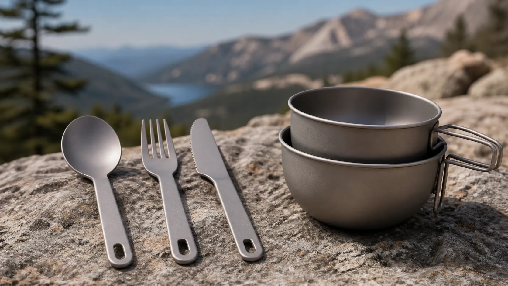 Custom Titanium Camping Cutlery Wholesale