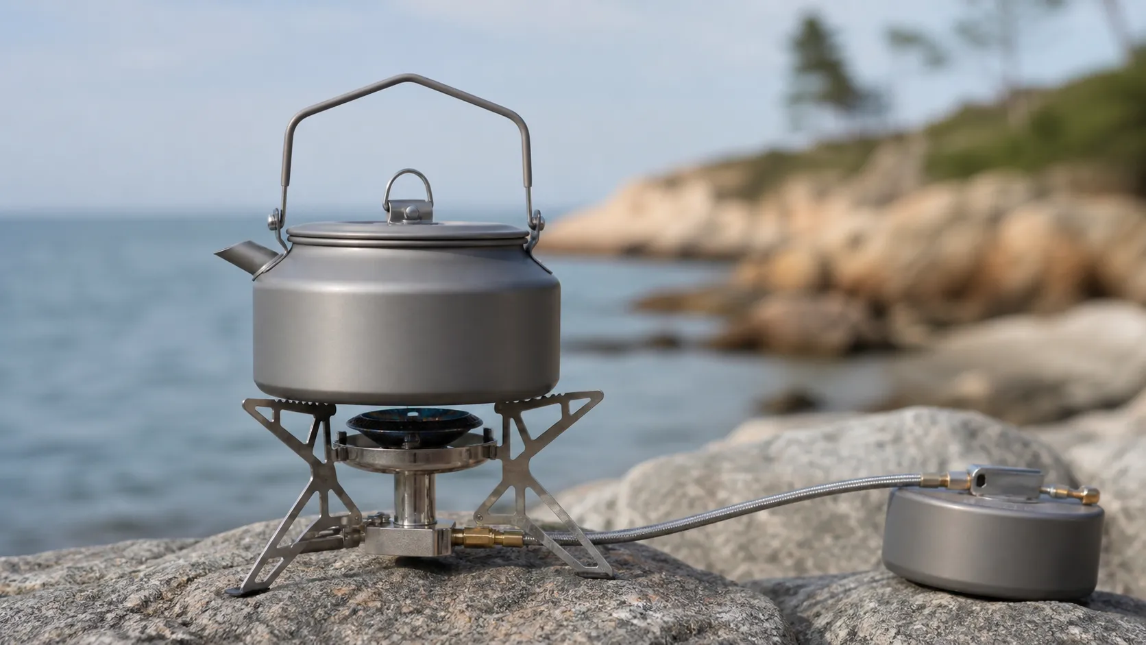 OEM Titanium Camping Kettle 600-1000ml