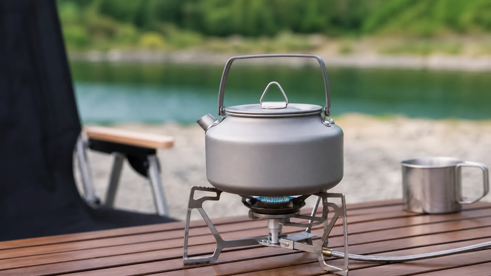 Pure Titanium Camping Kettle 600ml-1000ml