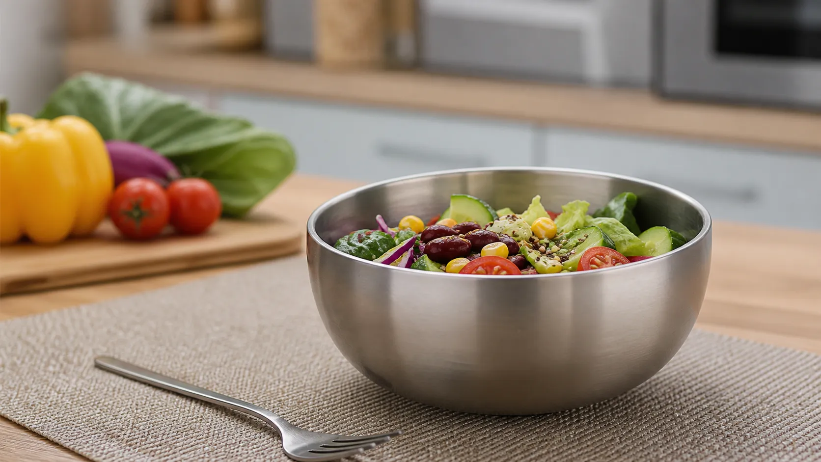 Pure Titanium Double Wall Insulated Bowl