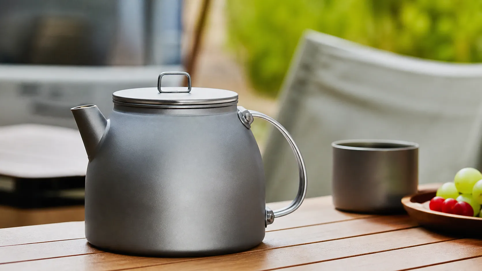 Pure Titanium Side Handle Kettle Care