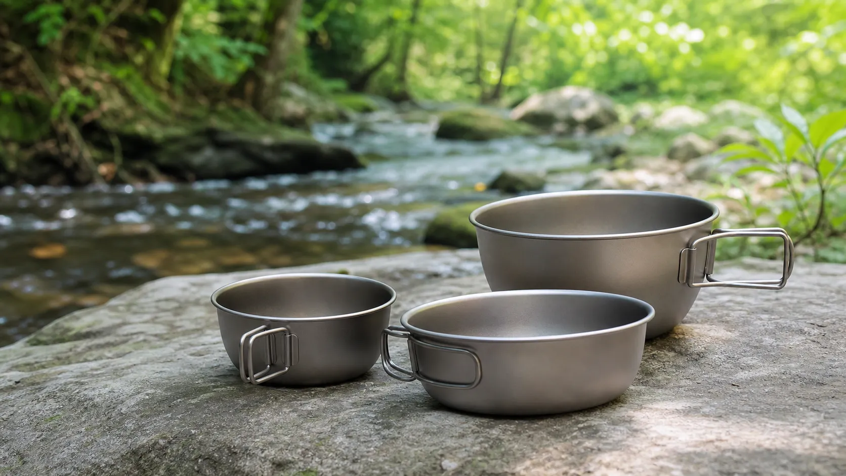 Titanium Camping Bowl 450ml-1000ml Guide