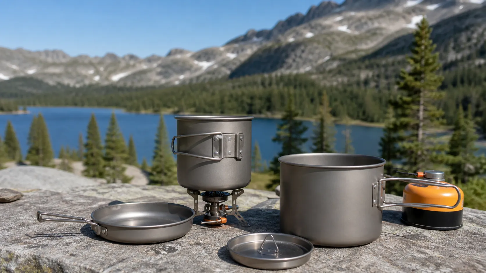 Titanium Outdoor Cookware for Backpackers