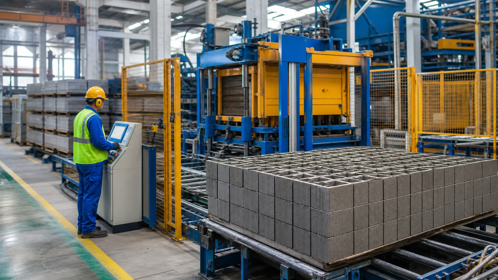 cement brick machine raw materials and uses