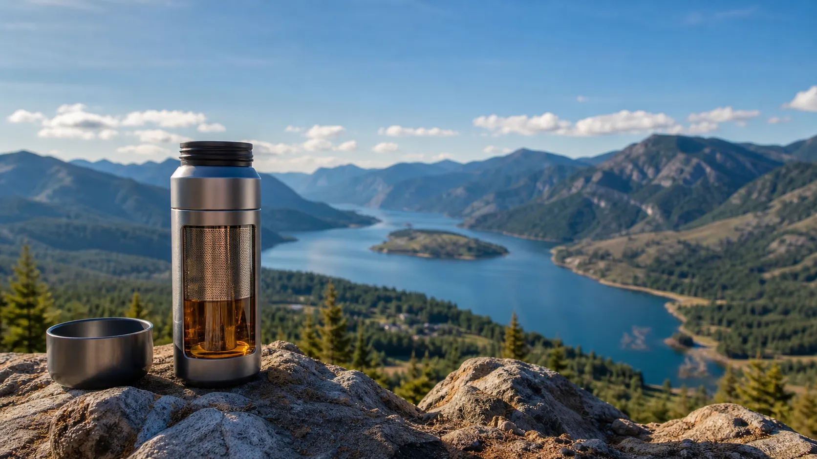 400ml Pure Titanium Tea Infuser for Travel