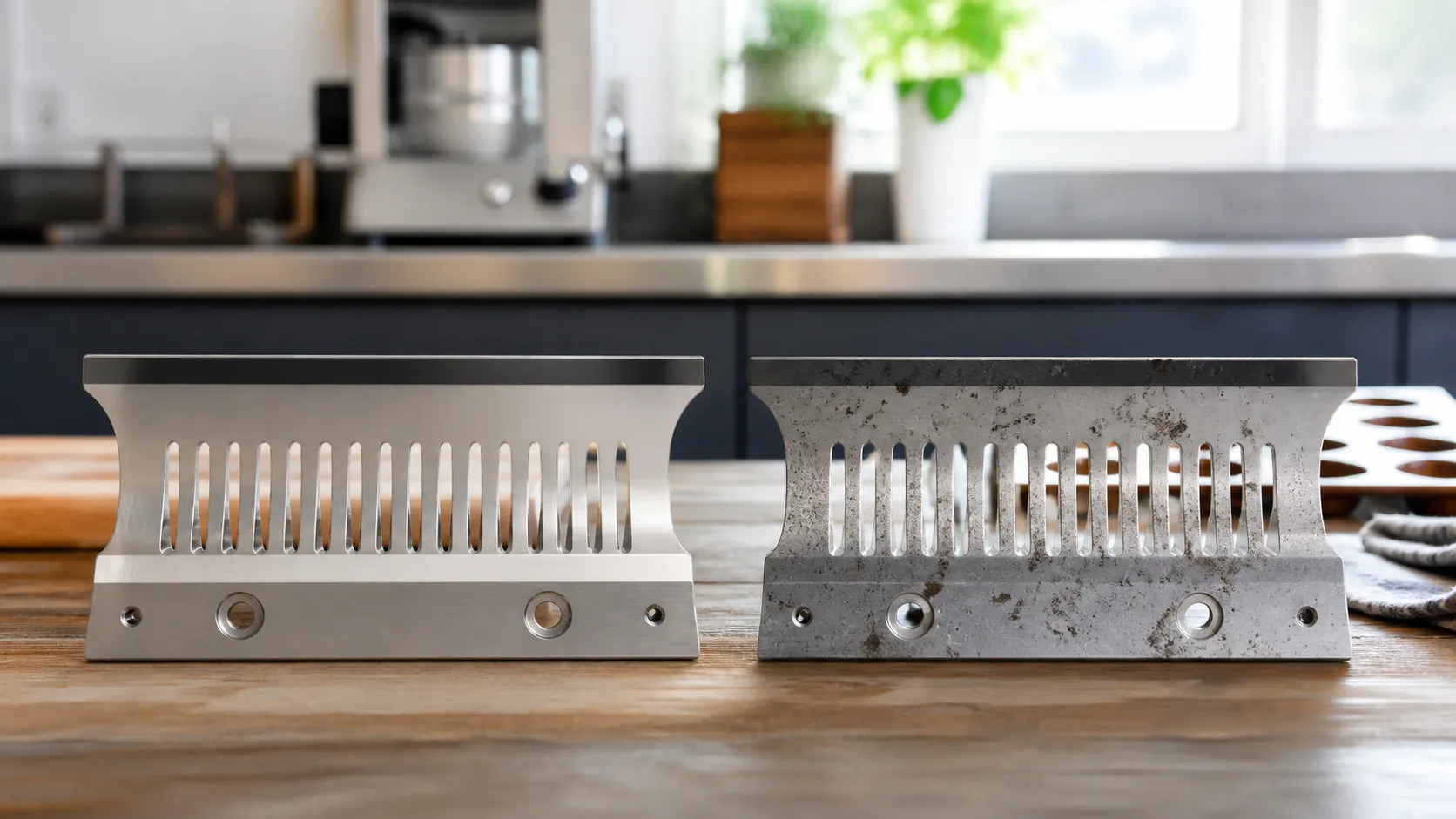 440C versus 316L Snijkniven voor huisdiervoeding