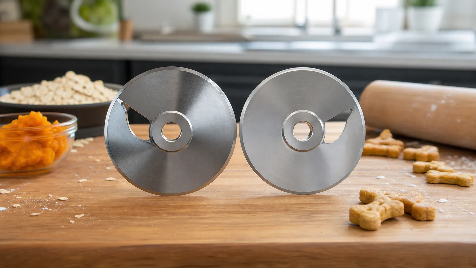 440C versus 316L Snijkniven voor huisdiervoeding