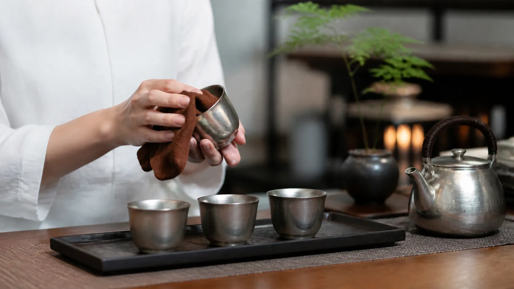 Pure Titanium Gongfu Tea Cup Care