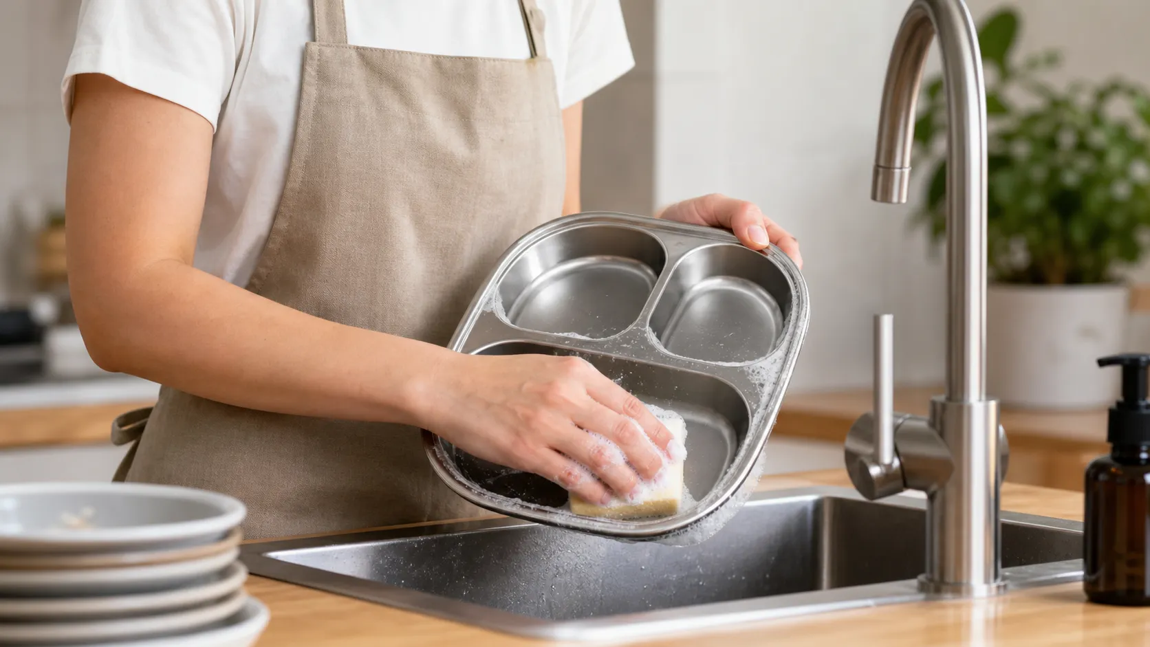Pure Titanium Kids Divided Plate Care Guide